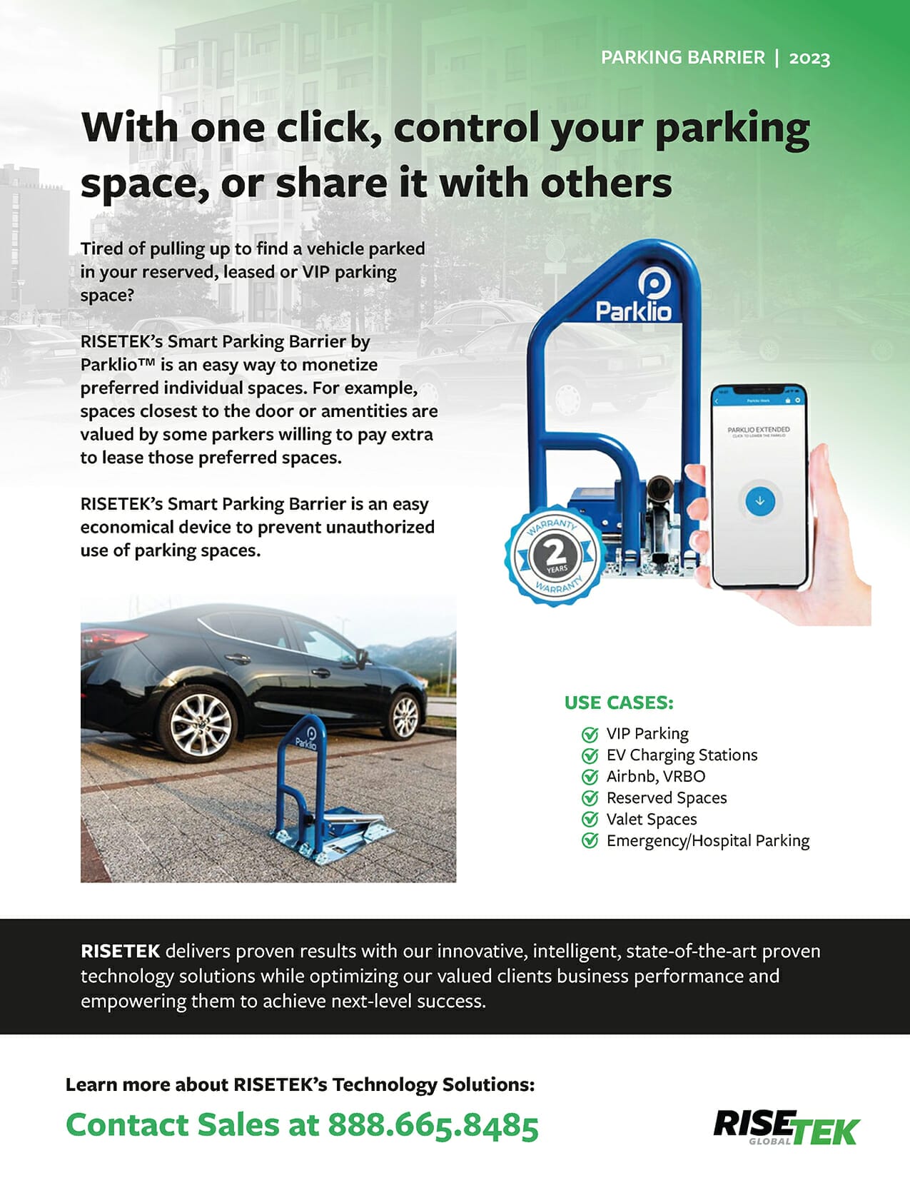 RISETEK SmartParkingBarrier 2023